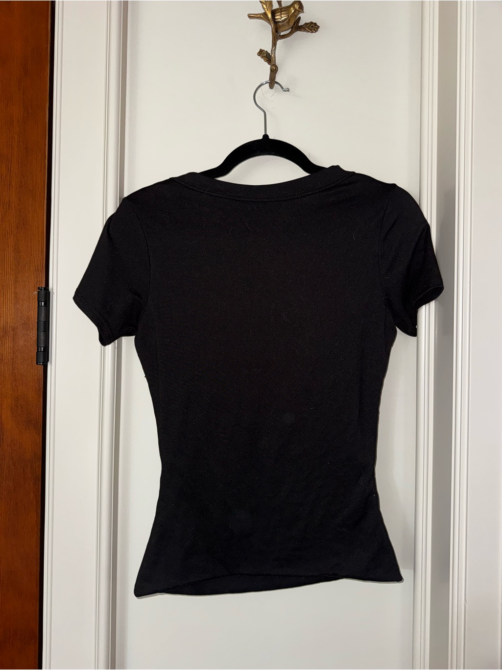 My Outfit Online Black V-Neck T-Shirt — image 2 of 2